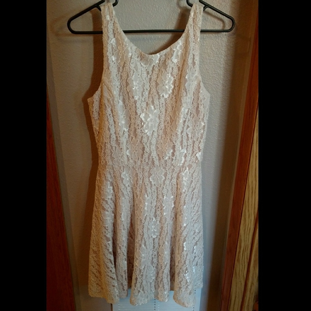 Sparkly Creme Dress